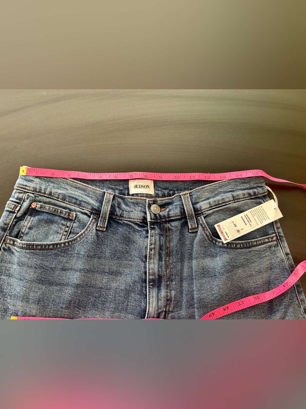 Hudson Jolene Wide Leg 3 Jeans in the Dickinson wash old money quiet luxury - Picture 7 of 16